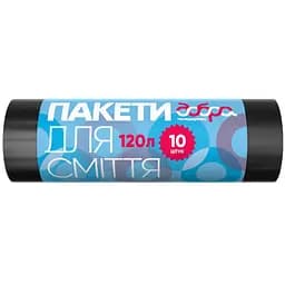 Пакети для сміття Добра Господарочка 120 л 10 шт. 
