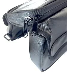 Велосумка на раму West Biking YP0707322 1,4 л для смартфона 7.2" 18х15х14 см чорний (G0001974) - мініатюра 5