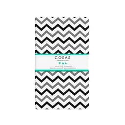 Простирадло Cosas на резинці в дитяче ліжечко 60х120 g&b zigzag, сірий (ZigGreyBlack_120) - мініатюра 5