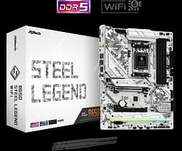 Материнська плата ASRock B650 Steel Legend Wi-Fi Socket AM5 (B650 STEEL LEGEND WIFI) - мініатюра 5