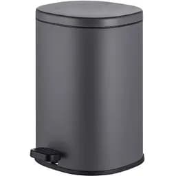 Мусорное ведро Mixxus Premium Olivary-TC0105 Graphite с плавным закрытием овальное 5 л графит (MI7063) 