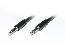 Аудіо-кабель REAL-EL Audio Pro 3.5 мм - 3.5 мм (M/M), 1 м, чорний (EL123500040) - мініатюра 2