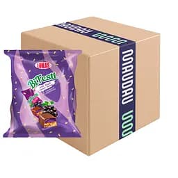 Уценка. Конфеты Lukas BiFesti глазированные грильяжно-желейные со вкусом черной смородины 1 кг