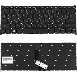 Клавіатура для ноутбука ACER (AS: SF514-56) rus, black, без фрейму