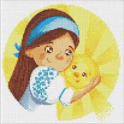 Алмазна мозаїка без підрамника Сонечко AMC7752 30х30 см