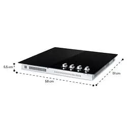 Варильна поверхня електрична Klarstein EasyCook 4 6100 Вт (10034604) - мініатюра 2