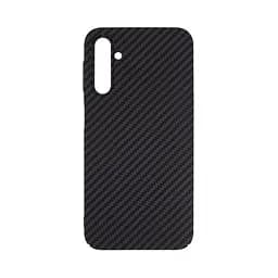 Карбоновый чехол для Samsung Galaxy A24 4G (A245), LikeCarbon, черный, панель, защитный чехол-накладка, ультратонкий и легкий, противоударный, обеспечивает защиту от ударов, падений и царапин, ArmorStandart (ARM71923)
