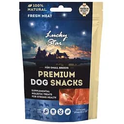 Ласощі для собак Lucky star Кісточки з м'яса качки 65 г