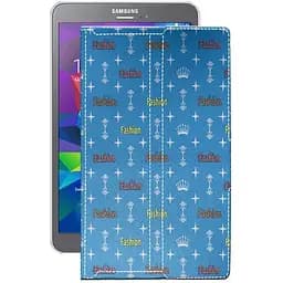 Чохол StatusCASE з екошкіри для планшету Samsung Galaxy Tab A8.0 (T355) Фешн блакитний