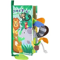 Детская развивающая текстильная книга Urmywo Джунгли (WB01)