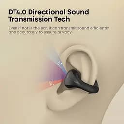 Навушники Langsdom бездротові кісткові M8 Open-Ear з спрямованим звуком Bluetooth 5.3 LED дисплеєм та шумоподавленням Чорний - мініатюра 7