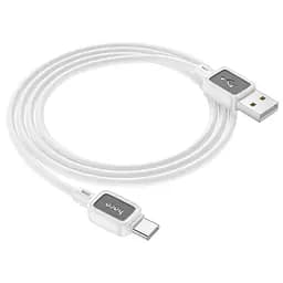 Дата кабель Hoco X108 Benefit USB to Type-C 3A (1m) White - мініатюра 2