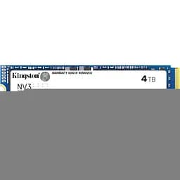 SSD накопитель Kingston NV3 4TB M.2 2280 PCIe Gen 4.0 x4 (SNV3S/4000G) [122173]