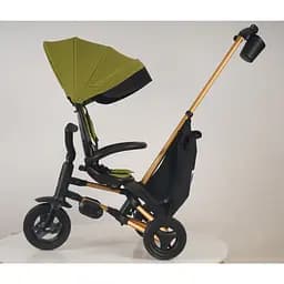Велосипед складаний триколісний дитячий Qplay Nova+ Rubber Gold Mat (S700-13Nova+RubberGreenGo) - мініатюра 5