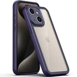 Чехол Epik TPU Transparent + Colour 1.5 мм для Apple iPhone 14, 6.1 Purple