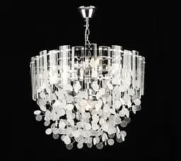 Люстра подвесная хрустальная S2498/6 Хром