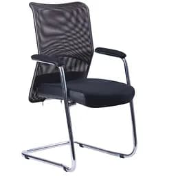 Кресло Аэро CF хром сиденье Сетка черная, Неаполь N-20/спинка Сетка серая