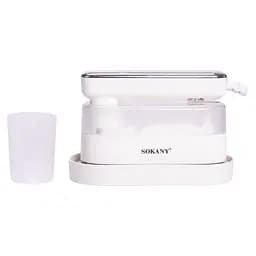 Дорожный утюг Sokany SK-11045 с керамической подошвой белый