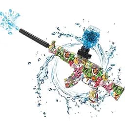 Бластер автоматический OldBro Auto AK 47 Gel Ball с гель шариками орбиз 10500 шт. eXtream green