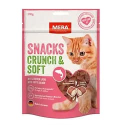Лакомство для кошек Mera Snacks Crunch&Soft Lachs лосось 200 г