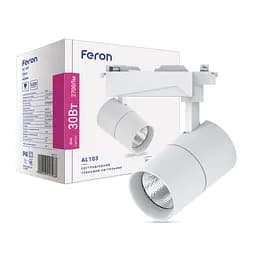 Светодиодный трековый светильник Feron AL103, 30 Вт 4000K белый (29515)
