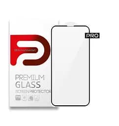 Захисне скло на Apple iPhone 13 Pro Max/14 Plus з олеофобним покриттям, Pro 3d, повне проклеювання, антистатичний і пиловідштовхуючий шар, 9H, самоклеючеся, 3D, на весь екран, антистатичний клей, оригінал ArmorStandart (ARM60265)
