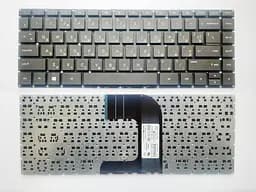 Клавіатура для ноутбуків HP Pavilion SleekBook 14-AC Series чорна без рамки RU/US