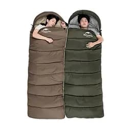 Спальник Naturehike U250S з капюшоном (NH20MSD07) 0°C - лівий - коричневий - мініатюра 3