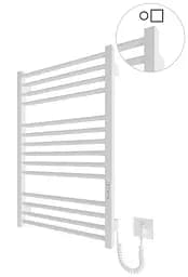 Електрична рушникосушарка HF Derby 770x530 white matte 6.1.0402.06.WM, Білий матовий, універсальне (коннектор), Електронний