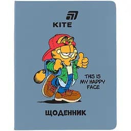 Щоденник шкільний Kite Garfield м'яка обкладинка PU (GF26-283)