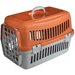 Переноска для котів та собак AnimAll CNR-102 сіро-помаранчева