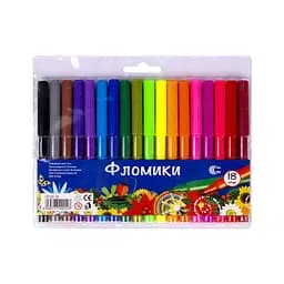 Дитячі фломастери Фломики COLOR-IT CR550-18 18 кольорів