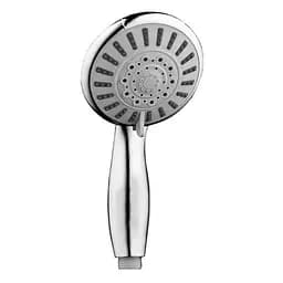Ручной душ RJ 110 мм, 5 режимов, блистер хром/серый SH4004P, Хром
