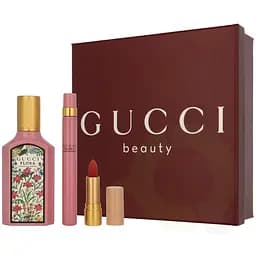 Набір Gucci Flora by Gucci Gorgeous Gardenia 50 мл парфумована вода, 10 мл, міні помада