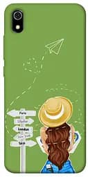 Чохол Demsky Travel girl для Xiaomi Redmi 7A