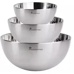 Набір мисок для змішування MasterPro Foodies collection 17/19/25 см 3 шт. (BGEU-5574)