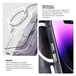 Чохол до мобільного телефона Armorstandart Clear-C MagCase Apple iPhone 17 Pro Max Transparent (ARM87400)