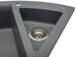 Кухонна мийка гранітна Miraggio Europe gray 1100x575x205 00207306, Сірий - мініатюра 4