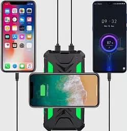 Зарядний пристрій на сонячних батареях IBattery S26W 20000mah з ліхтариком та бездротовою зарядкою - мініатюра 5