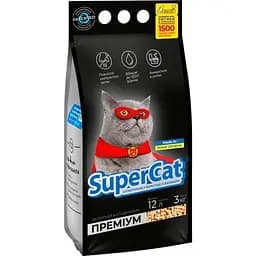 Наповнювач для котів SuperCat преміум, 4 мм, 3 кг (3547)