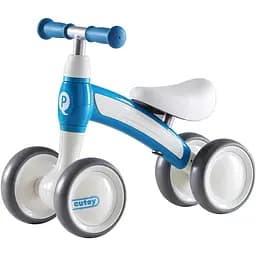 Біговел дитячий Qplay Cutey, чотириколісний, синій (B-400Blue)