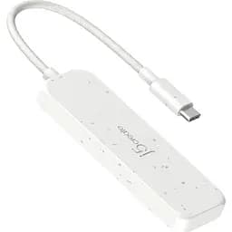 USB-Хаб j5create JCH345EW-N USB-C на 4 USB-С, Білий (JCH345EW-N) - мініатюра 3