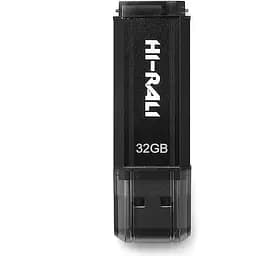 Флеш накопичувач USB 32Gb Hi-Rali Stark чорний USB 2.0 (HI-32GBSTBK)