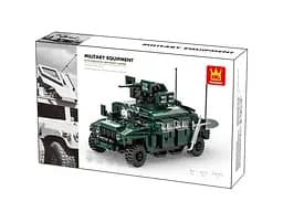 Конструктор Wange військовий автомобіль Hummer Humvee з кулеметом  військова техніка, 518 деталей - мініатюра 2