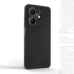 Чехол-накладка для смартфона Infinix Smart 8 (X6525)/8 Plus TECNO Spark 20 (KJ5n) противоударный, силиконовый, термополиуретановый (ТПУ), с защитой камеры и корпуса, черный, защита всего корпуса, ArmorStandart (ARM77698) - мініатюра 2