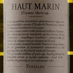 Вино Haut Marin Fossiles, біле, сухе, 11,5%, 0,75 л - мініатюра 3