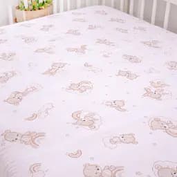 Простирадло MirSon Ranforce Elite Gentle Bears 110x160 см (2200012581278)