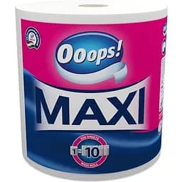 Рушники Ooops! Maxi двошарові 500 відривів 1 рулон