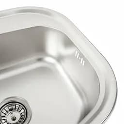 Кухонна мийка з нержавіючої сталі Platinum декор 4947 (0,8/180 мм), Decor - мініатюра 7