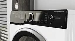 Пральна машина Whirlpool WRBSB 6228 B UA 6 кг фронтальна 16 програм швидкість віджиму 1200 об/хв клас енергоспоживання A+++ 85x59.5x42.5 см White - мініатюра 5
